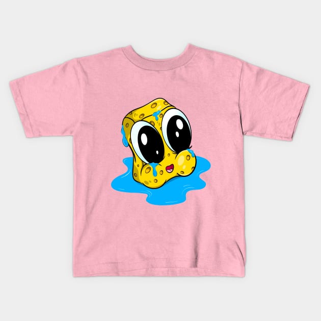 Adorable Sponge Cleaner Kids T-Shirt by TTirex